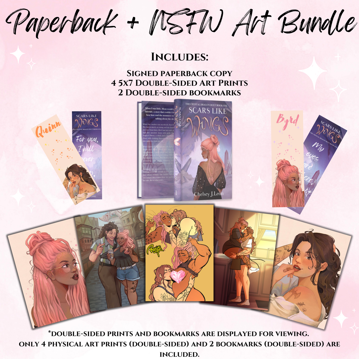 Scars Like Wings | Signed Paperback + Art Pack Bundle