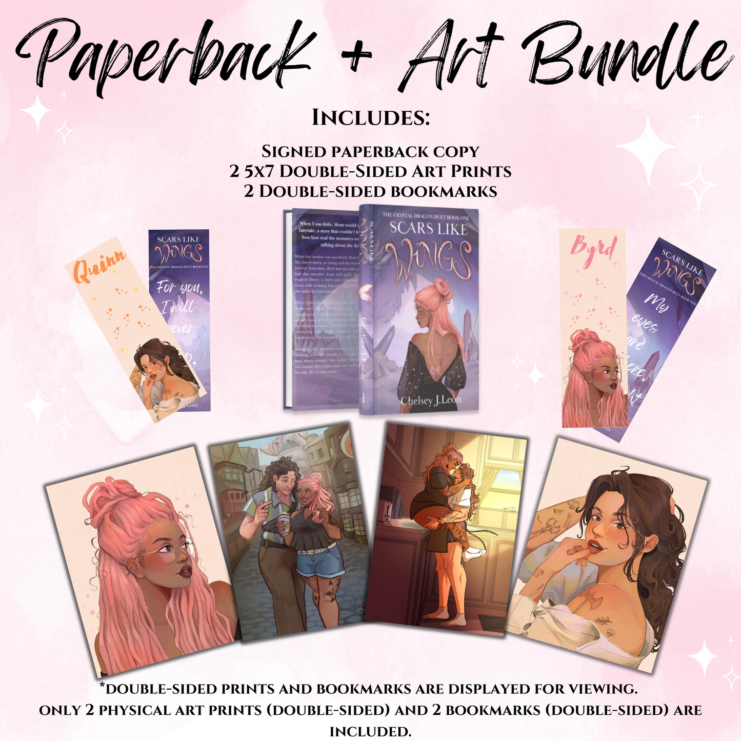 Scars Like Wings | Signed Paperback + Art Pack Bundle