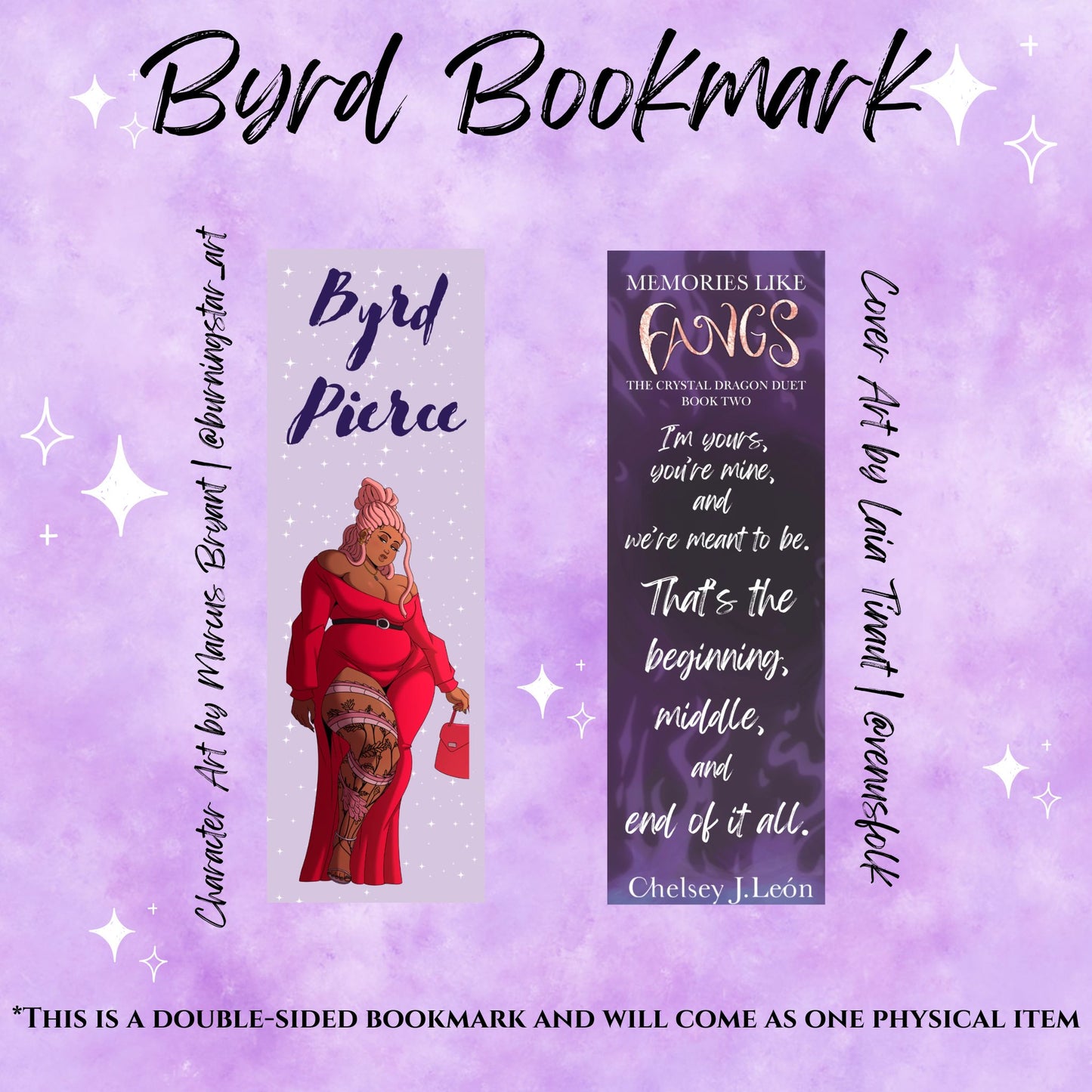 Memories Like Fangs Signed Paperback + Art Pack Bundle