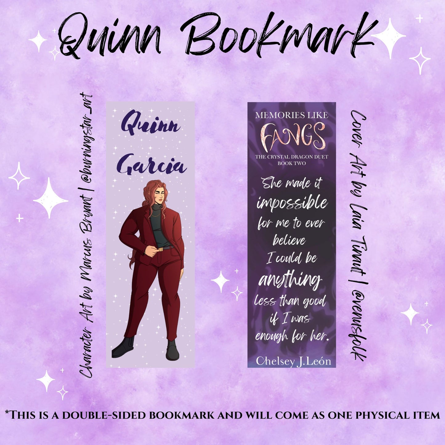 Memories Like Fangs Signed Paperback + Art Pack Bundle